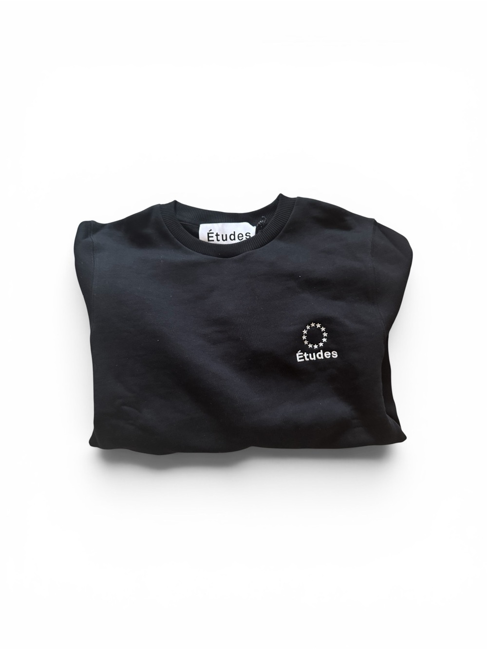 Men’s Black Etudes Designer Logo Crewneck Sweatshirt.  NWT.